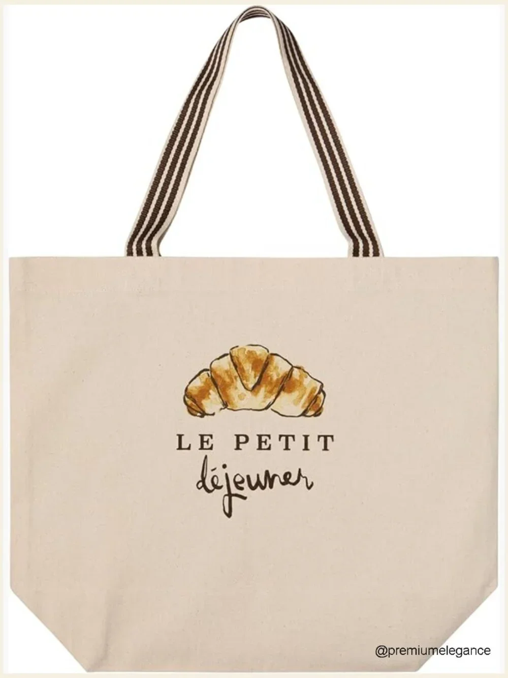 Cotton Tote Bag - Large 18x15x4 Shoulder Bag